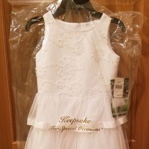 1st Communion Dress or Flowergirl Dress NWT